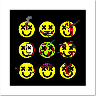 Smiley Face Death Posters and Art